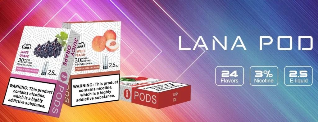 LANA 煙彈口味與原廠霧化彈相容性說明